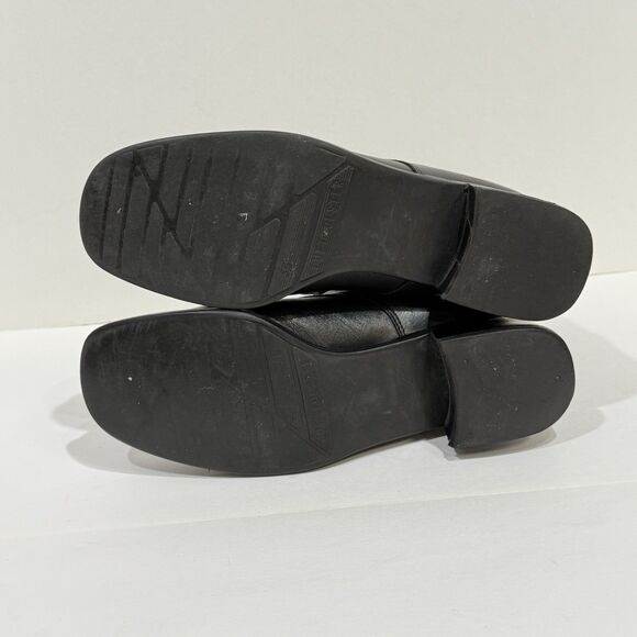 La Canadienne Leather Booties Black Womens Size 8 Lace Up & Zip Up - Picture 8 of 12